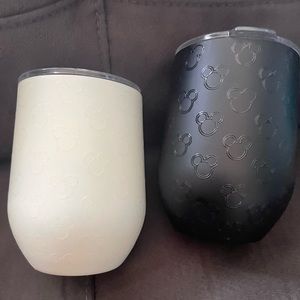 NWOT- Black and white Disney tumbler cups